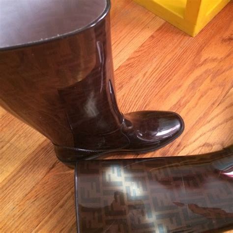 fendi rainboots|genuine Fendi boots.